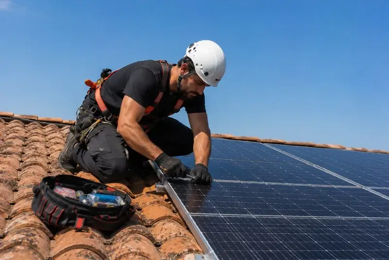 Maintenance et monitoring de panneaux solaires à Briscous